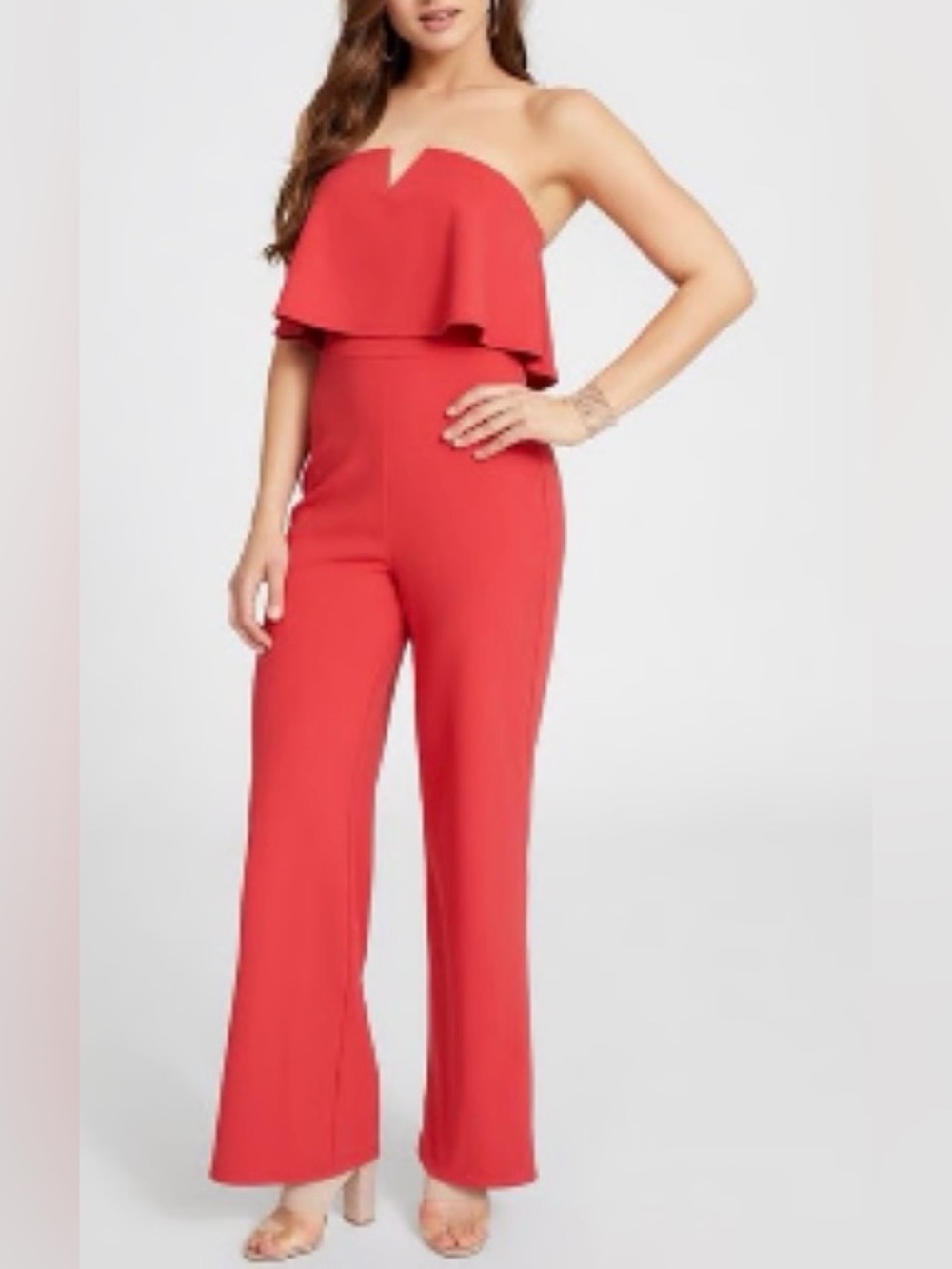GBG Los Angeles Bright Red jumpsuit